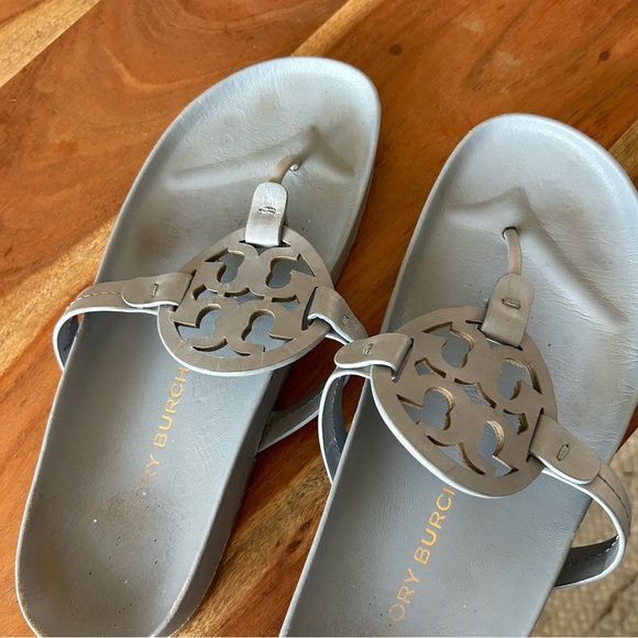 Tory Burch Miller Cloud Sandals Cloud Blue - Picture 5 of 8